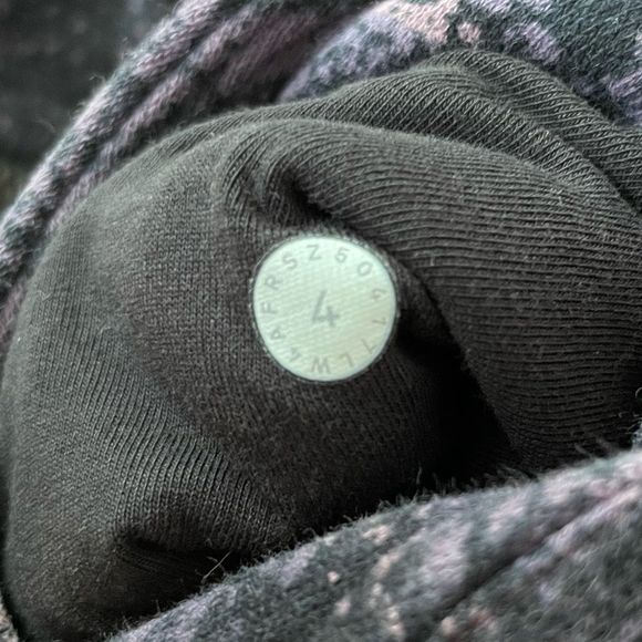 Lululemon Scuba Hoodie IV Full Zip in Rip Wave Purple Thunder Black Sz 4 - Picture 9 of 12